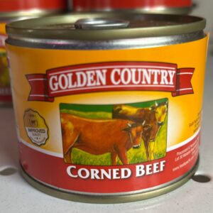 Golden country corned beef